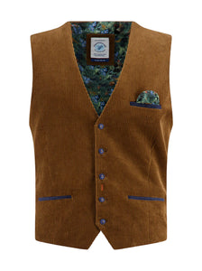 Brown Corduroy Waistcoat