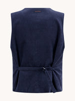 Load image into Gallery viewer, Navy Corduroy Waistcoat
