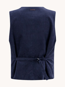 Navy Corduroy Waistcoat