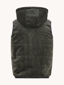 Green Corduroy Body Warmer
