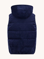 Load image into Gallery viewer, Navy Corduroy Body Warmer
