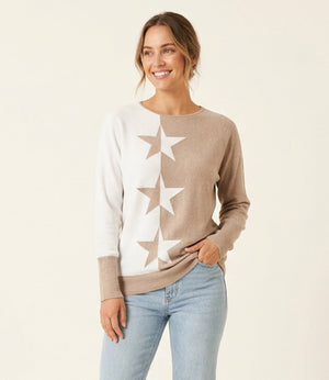 Oatmeal Star Jumper