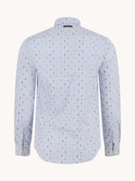 Load image into Gallery viewer, Blue Van Gogh Print Shirt
