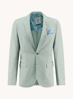 Load image into Gallery viewer, Green Linen Look Blazer
