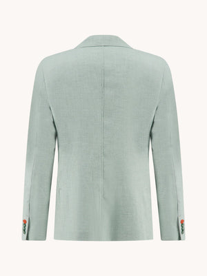 Green Linen Look Blazer