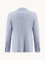Load image into Gallery viewer, Blue Linen Look Blazer
