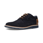Load image into Gallery viewer, Navy Simone Suede Leather Shoes
