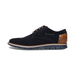 Load image into Gallery viewer, Navy Simone Suede Leather Shoes
