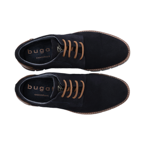 Navy Simone Suede Leather Shoes