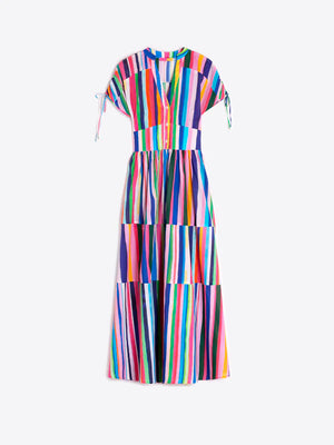 Multicoloured Striped Dress