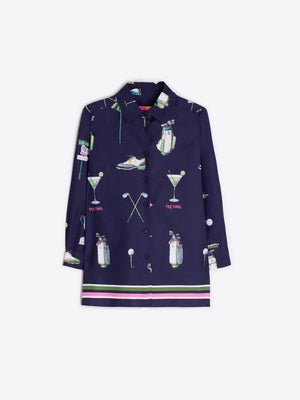 Navy Golf Blouse