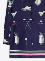 Load image into Gallery viewer, Navy Golf Blouse
