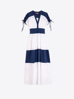 Load image into Gallery viewer, Navy and White Dress
