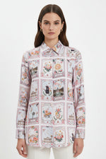 Load image into Gallery viewer, Pink Printed Madrid Twill Shirt
