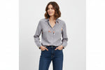 Load image into Gallery viewer, Pinstripe Hotel Print Shirt
