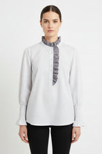 Load image into Gallery viewer, White Two Tone Check Shirt
