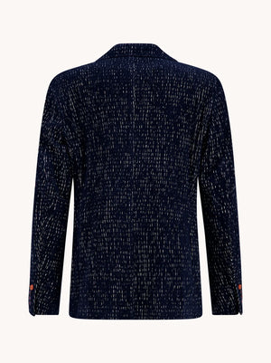 Navy Broken Cord Jacket