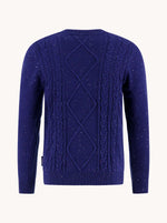 Load image into Gallery viewer, Blue  Cable Pullover
