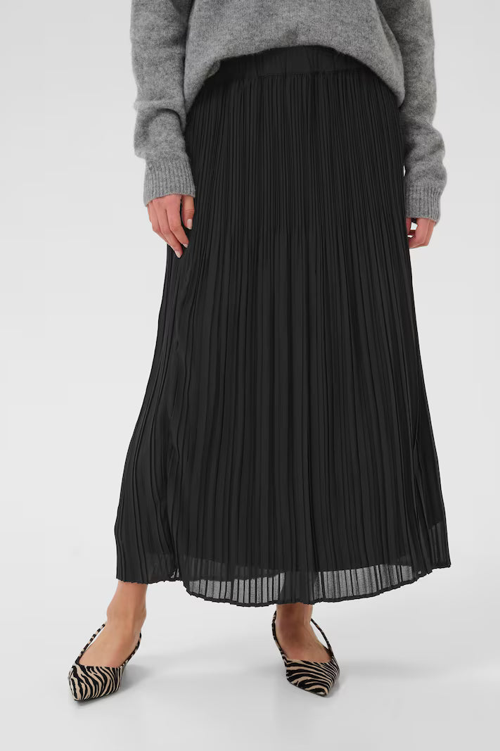 Black  Pleated Skirt