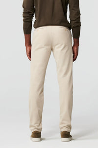 Beige Corduroy Trousers Regular Leg