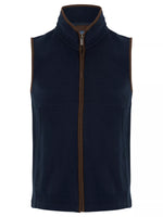 Load image into Gallery viewer, Navy Casual Fleece Gilet
