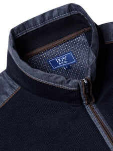 Black Quarter Zip Sweatshirt