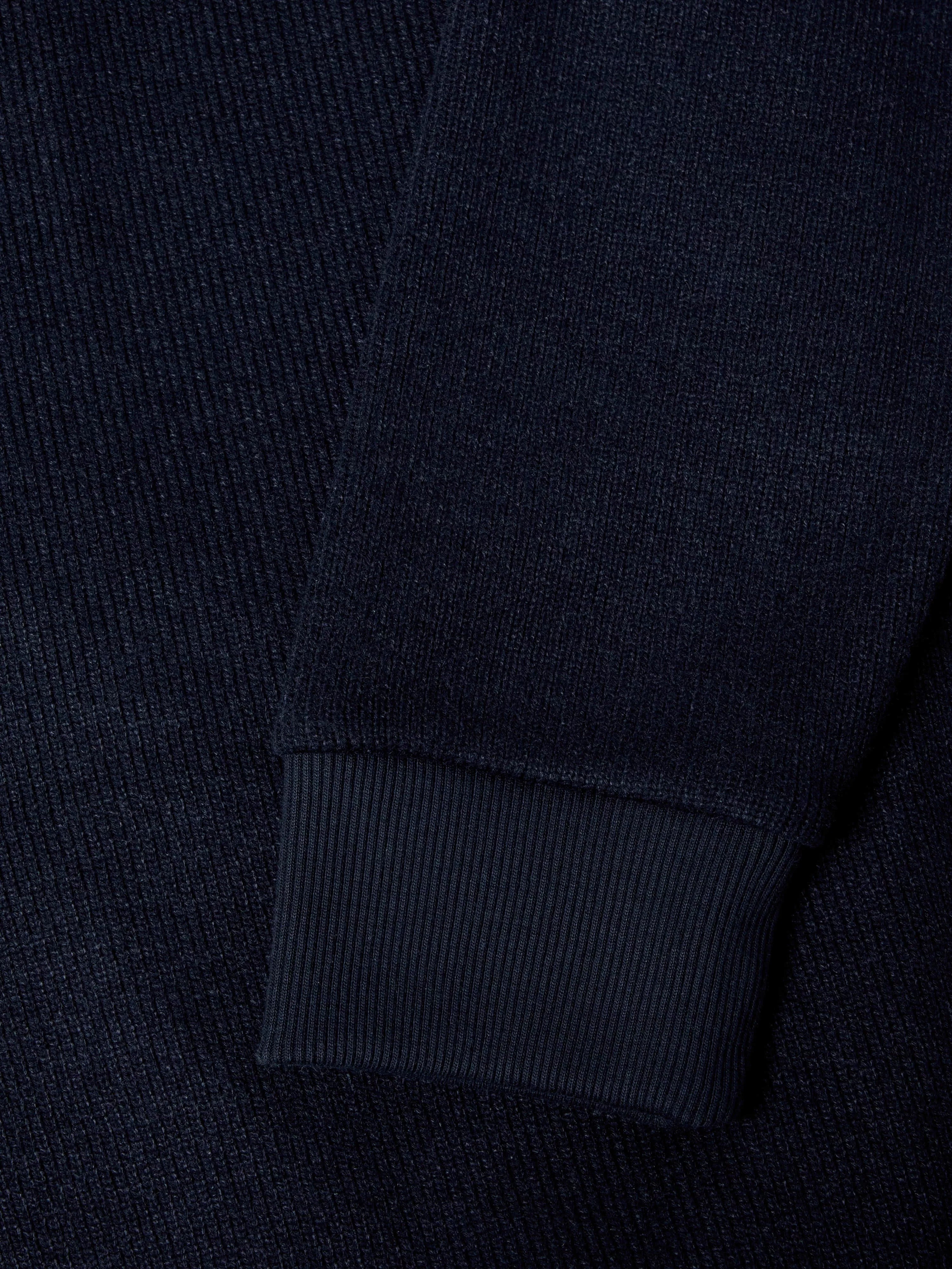 Black Quarter Zip Sweatshirt