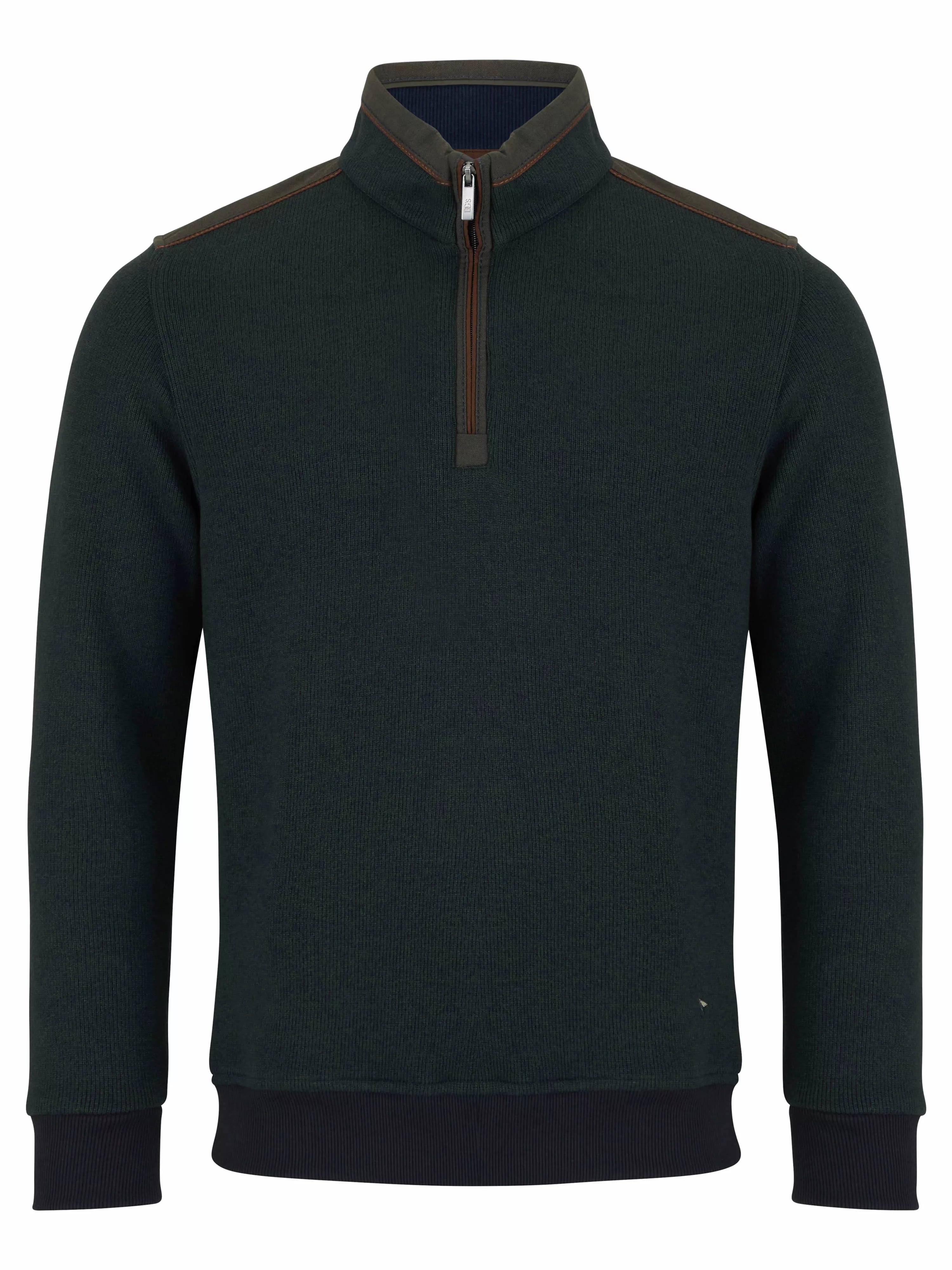 Green Quarter Zip Sweatshirt