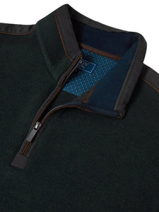 Green Quarter Zip Sweatshirt