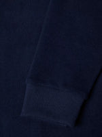Load image into Gallery viewer, Navy Half Zip Sweatshirt
