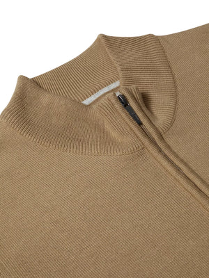 Sand Quarter Zip Sweatshirt