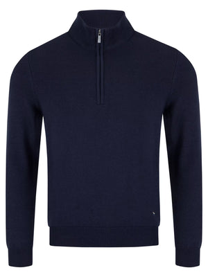 Navy Quarter Zip Sweatshirt