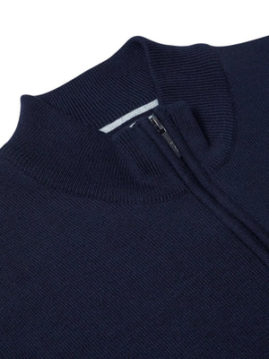 Navy Quarter Zip Sweatshirt