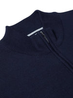 Load image into Gallery viewer, Navy Quarter Zip Sweatshirt
