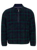 Load image into Gallery viewer, Black Watch Quarter Zip Fleece
