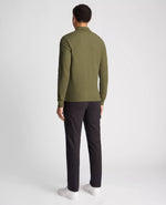 Load image into Gallery viewer, Khaki Long Sleeve Polo Shirt
