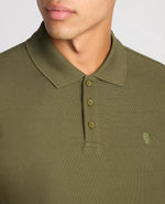 Load image into Gallery viewer, Khaki Long Sleeve Polo Shirt
