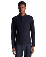 Load image into Gallery viewer, Navy Long Sleeve Polo Shirt

