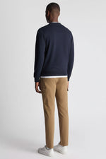 Load image into Gallery viewer, Navy Crew Neck Sweatshirt
