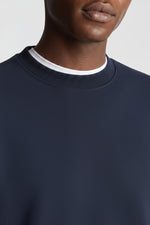 Load image into Gallery viewer, Navy Crew Neck Sweatshirt
