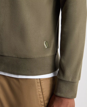 Green Crew Neck Sweatshirt