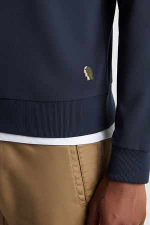Navy Crew Neck Sweatshirt