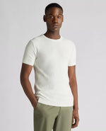 Load image into Gallery viewer, White Waffle Knit T-Shirt
