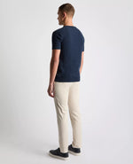 Load image into Gallery viewer, Navy Waffle Knit T-Shirt
