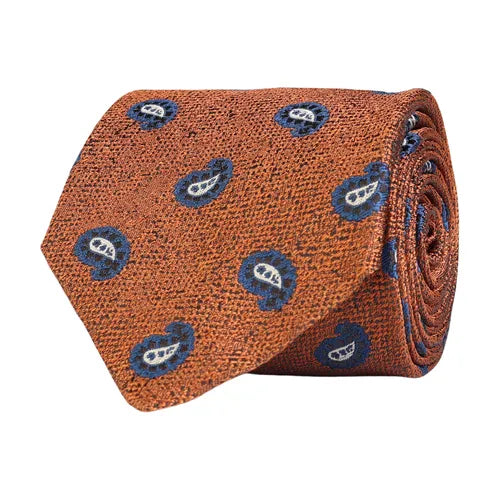 Orange Classic Silk Tie