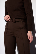 Load image into Gallery viewer, Chocolate Knit Suit Trousers
