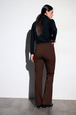Load image into Gallery viewer, Chocolate Knit Suit Trousers
