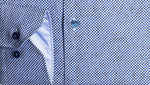 Load image into Gallery viewer, Giordano Modern Fit Pearl Print Shirt Blue
