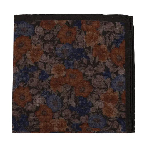 Olive Wool Pocket Square
