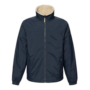 Navy Reversible Pile Jacket